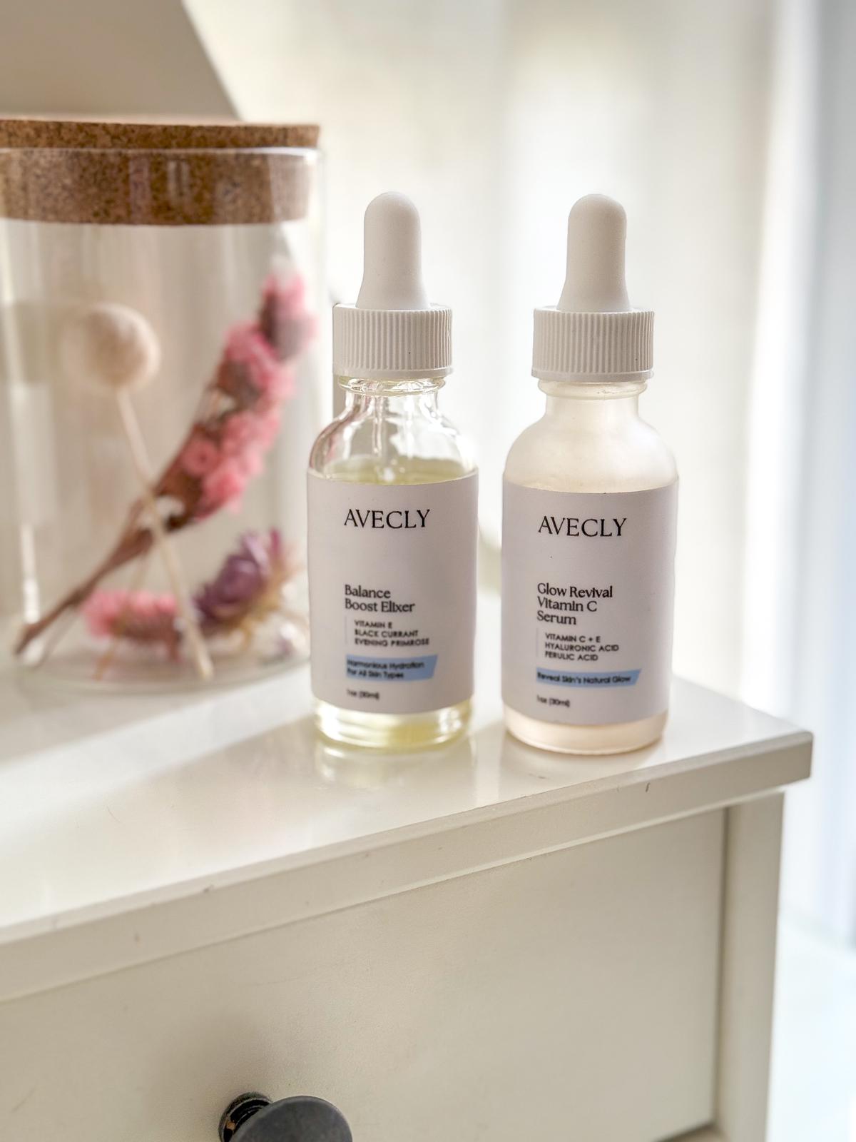 Glow Duo- Vitamin C and Balance Booster On shelf